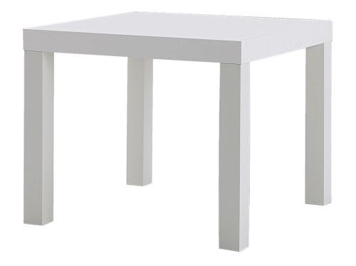 Alquiler de mesa centro cuadrada color blanco