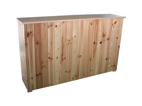 Alquiler barras de bar plegables de madera para eventos 