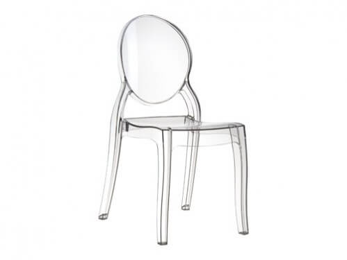 Alquiler de sillas de metacrilato transparente modelo Dream