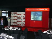 Alquiler de Fondos de escenarios modulares con pantallas de proyecci�n integradas