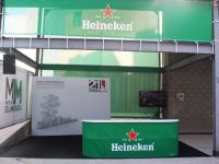 mostrador curbo personalizado heineken