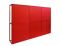 Biombo 3x2 textil rojo