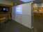 Biombo textil 3x2 blanco con proyecci�n en evento