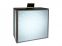 Mostrador 1m ancho x 50cm fondo x 1m alto blanco con iluminaci�n led