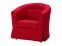 Alquiler de Sill�n espera individual enfundado rojo