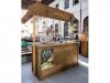Mostrador r�stico madera vista frontal