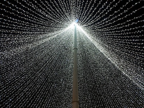 Guirnaldas de luces para fiestas decoración navidad