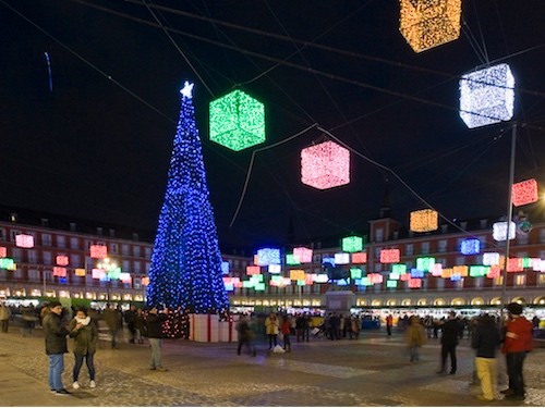 Árbol de Navidad gigante de 15 metros de altura para uso exterior en Plaza Mayor