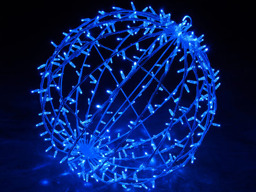 Alquiler de esferas tridimensionales 3D para decoración Navidad