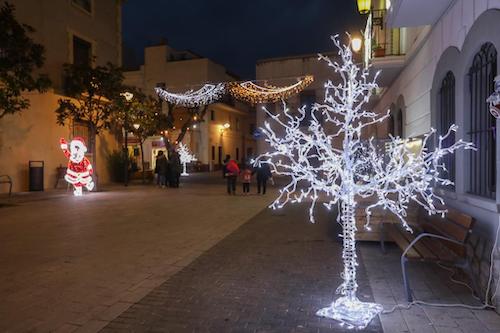 arboles de navidad elegantes estilo Nogal 2,5 metros para decoración Navidad calles