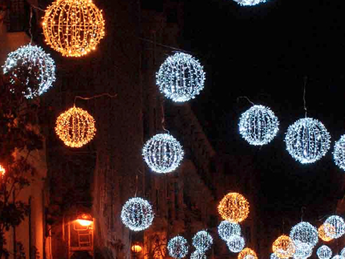 bolas tridimensionales para decoración navideña exteriores