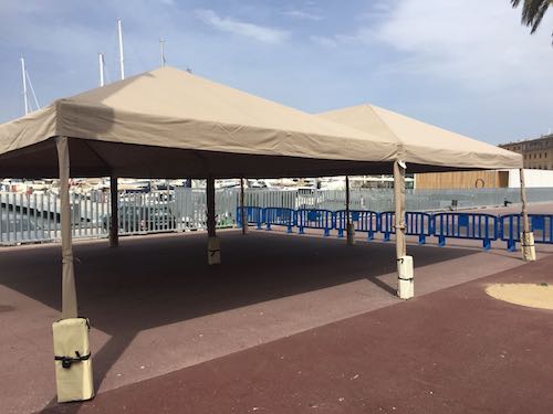 Carpa plegable blanca 3x6m  Alquiler Muebles [Eventos]