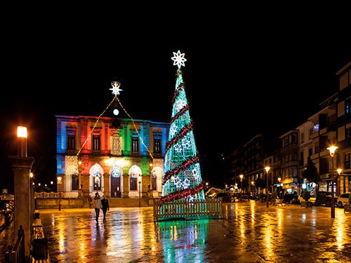  Cono de Navidad con luces LED RGB para exterior