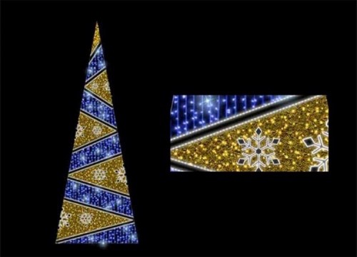 Conos de Navidad con Iluminación LED modelo FABERGÉ