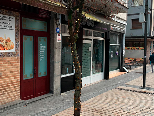 alquiler decoración con luces led navidad de troncos de árboles calles