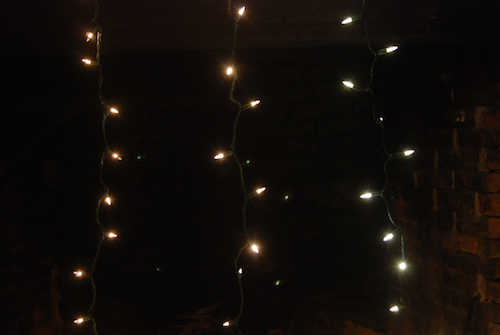 guirnaldas de luces led blancas para fiestas navidad