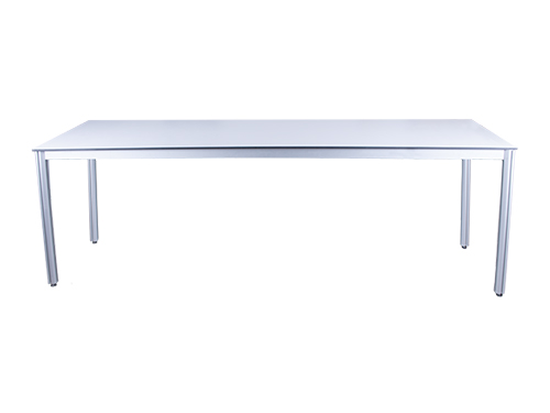 Alquiler de mesas rectangulares Dune modelo School 202x54cm