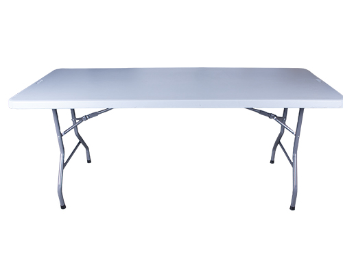 mesa plegable con 8 sillas plegables ideal quincho, terraza