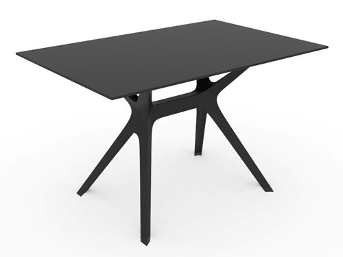 Alquiler de mesas de diseño en negro