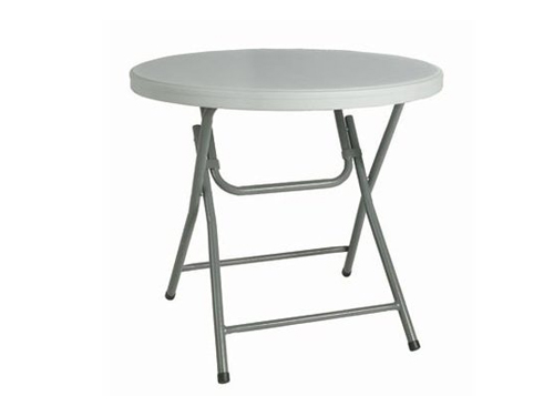 Alquiler de mesa redonda con patas plegables