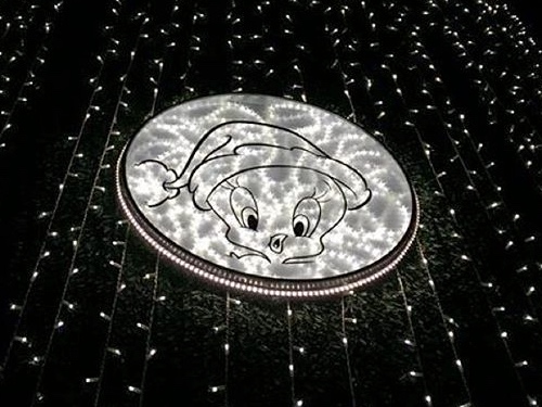 Alquiler de adornos LED personalizados para árboles de Navidad