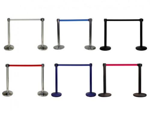 Alquiler de postes separadores con cinta extensible galeria de modelos