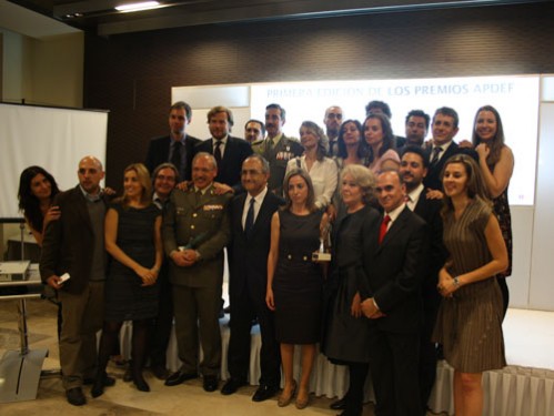 Premios APDEF - Foto premiados y Ministra Carma Chacón