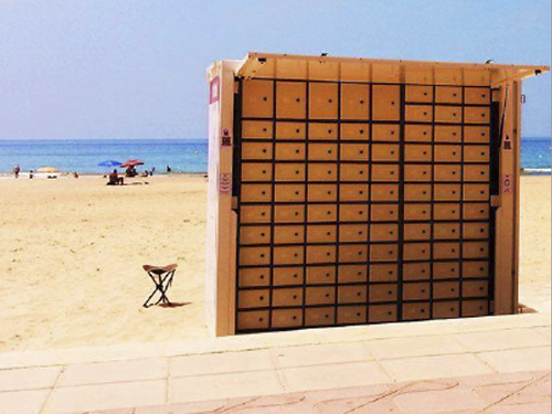 Alquiler de taquillas para playas, piscinas y eventos al aire libre