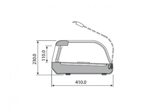 Alquiler de vitrinas horizontales refrigeradas de mostrador para platos y tapas